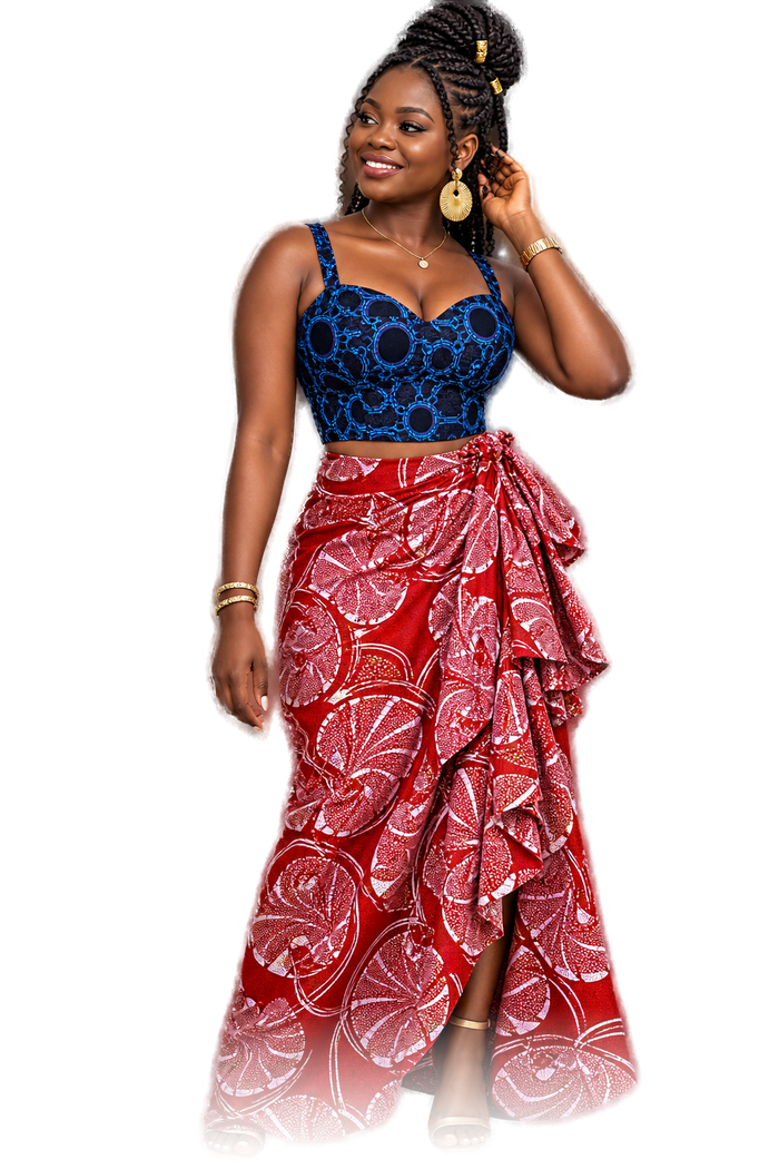 Tenue en pagne Bamba Center